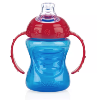 Nuby No Spill Grip N' Sip 8oz Cup Ages 4mo+ Pack of
