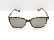 ZENNI OPTICAL 126225 SQUARE FULL RIM EYEGLASS FRAMES BROWN CHEETAH NEW 