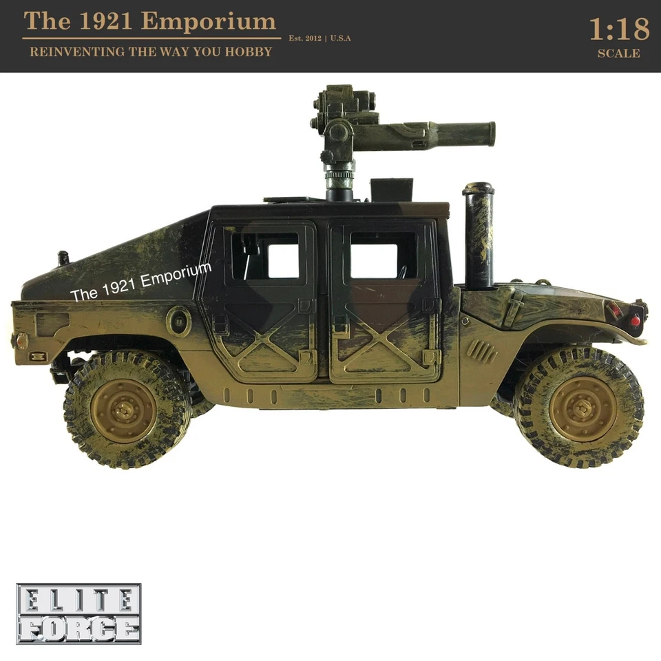 1:18 Scale Blue Box Toys BBi Elite Force Woodland US Army M1025 Humvee / Hummer - Image 3 of 4