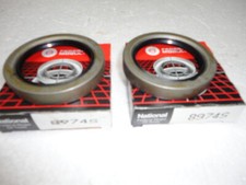 Pair NOS. Front Wheel Grease Seals National #8974S for GM Trucks Made in USA.