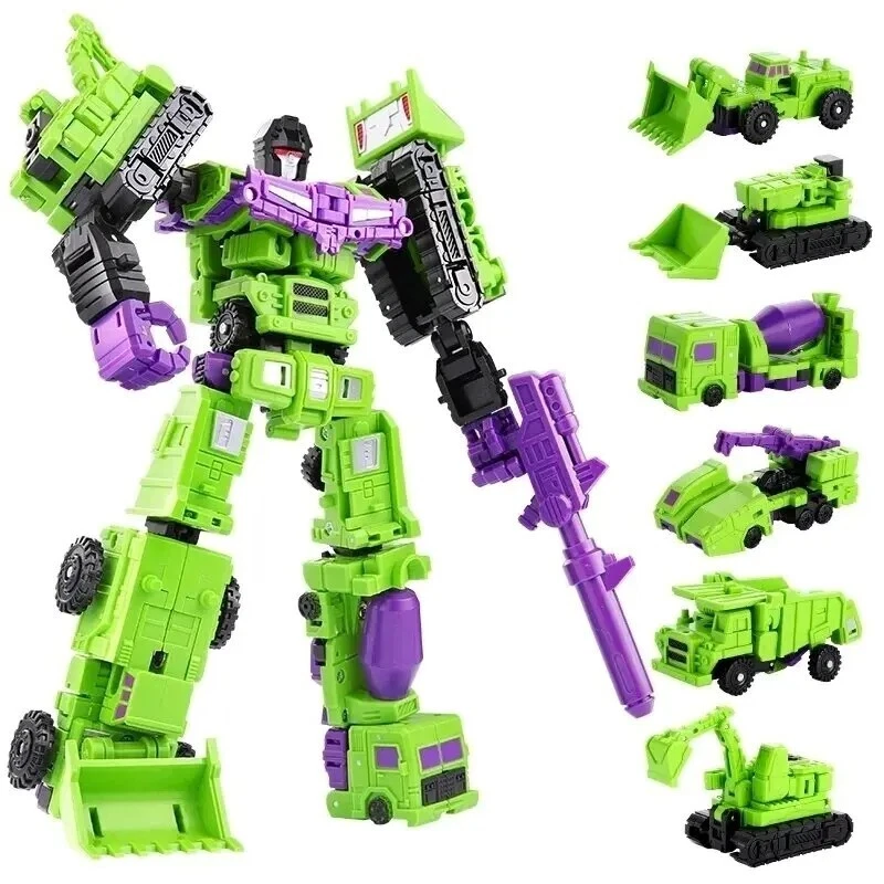 HZX H902 G1 IDW Devastator 6in1 Action Figure 30CM Robot Toy Collectible Model - Image 2 of 4