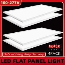 LED Panel Light 2x4ft Drop Ceiling Flat Panel Recessed Troffer Light Fixture 75W