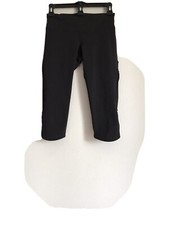 LULULEMON NYLON LYCRA BLACK LEGGINGS STRETCHY CROPPED POCKET PANTS SIZE 4