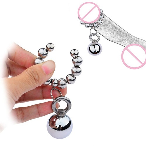 Bola desmontable-escroto-estirador-anillo-potenciador del pene retardo eyaculación para hombres - Imagen 2 de 19