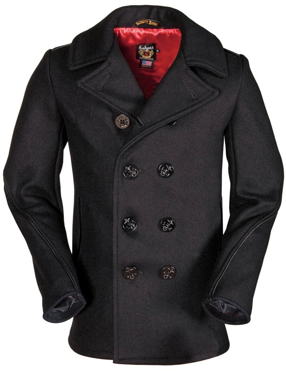 Peacoat leather discount