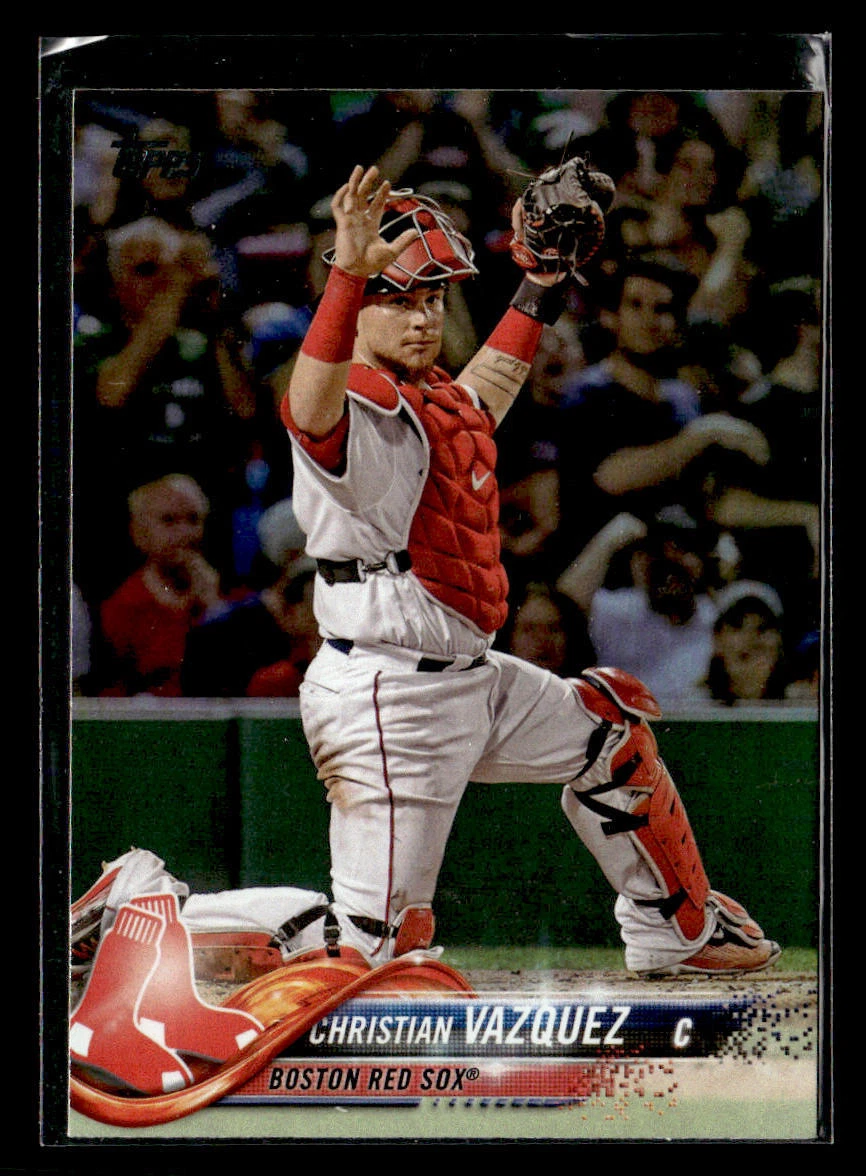 Christian Vazquez trading card