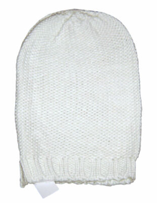 Beanie  Mütze  Größe S  Strickmütze  Oversize basic  chapeau cap hat   weiß  Neu