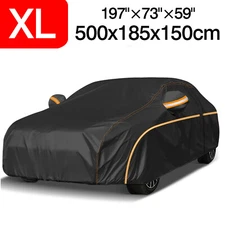 NEVERLAND XL Full Car Cover Waterproof All Weather Protection 500 x 185 x 150cm