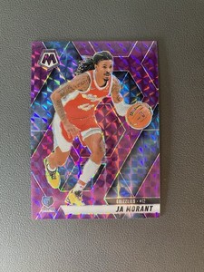 JA MORANT 2024-25 Panini Mosaic #195 Purple Prizm Grizzlies /99