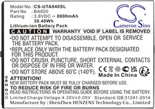 8000Mah / 30.40Wh Replacement Battery for Sonim RS80, 600000248, 751000086, BA82