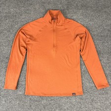 Patagonia Capilene Midweight 1/4 Zip Size Large Base Layer PULLED THREAD