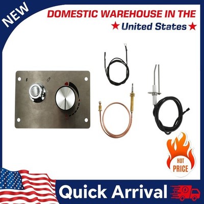 Flat Panel Brazier Valve Control System Fire Pit Gas Burner Spark Ignition Kit