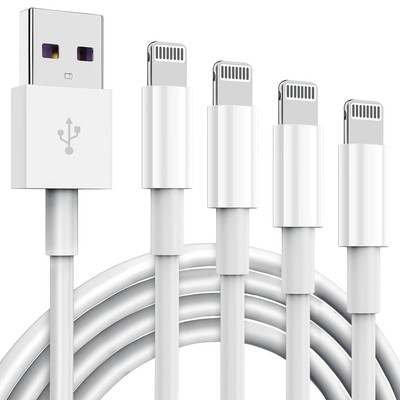 5 Pack Apple MFi Certified iPhone Charger Cable 3Ft, Lightning to USB Cord 3 ...