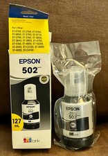 EPSON 502 - EcoTank Black Ink - Ultra High Capacity Ink Bottle - best by 10/2029