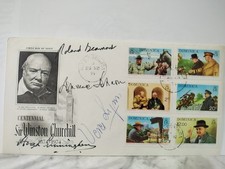 Dominica Winston Churchill Centennial Signed By Johnson Cunningham Beaumont Lynn
