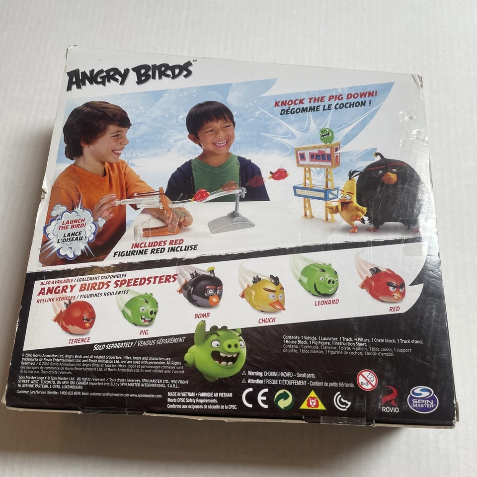 Angry Birds Pig City Strike Slingshot Action Game Spin Master Rovio - No Sticker - Image 2 of 4