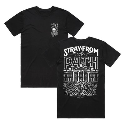 2 Sides Stray From The Path Black Cotton Shirt Full size S-5XL TH228
