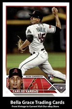 2023 Topps Update Carlos Vargas #US67 Arizona Diamondbacks Rookie MLB Baseball 