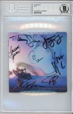ENTIRE BAND SIGNED Styx AUTOGRAPH Circling From Above CD Book BAS Beckett COA