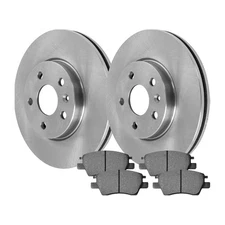 Front Brake Rotors & Ceramic Pads Kit for Chevrolet Cruze 2016-2019 5 Lug 276mm