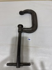 Vintage Williams No. 404 C-Clamp Made in USA Heavy Duty Forged Steel