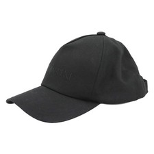 SAINT LAURENT Cap Cotton Black 57 five-panel baseball 90302058