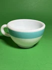 Vintage Corning Milk Glass Turqoise Cup USA