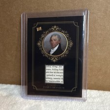 2021 Super Products US Presidents Relic Card James Monroe R-JM2