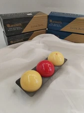 Lot Of 3 Belgian Balls Aramith Super Pro Cup Carrom Ball Billiard Billiard Ball