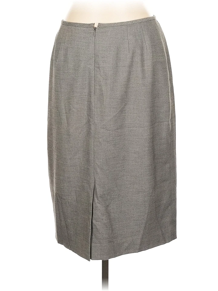 Falda formal gris Suit Studio para mujer 10 Foto 2 de 2