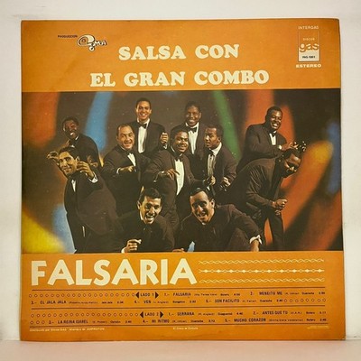 EL GRAN COMBO - FALSARIA - 1973 MEXICAN LP ALBUM, SALSA