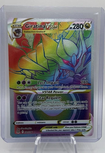Giratina VSTAR, Pokémon Near Mint, Lost Origin, Secret Rare, 201/196