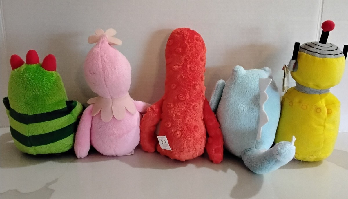 Ty Yo Gabba Gabba Beanies Full Set: PLEX, MUNO, BROBEE, FOOFA