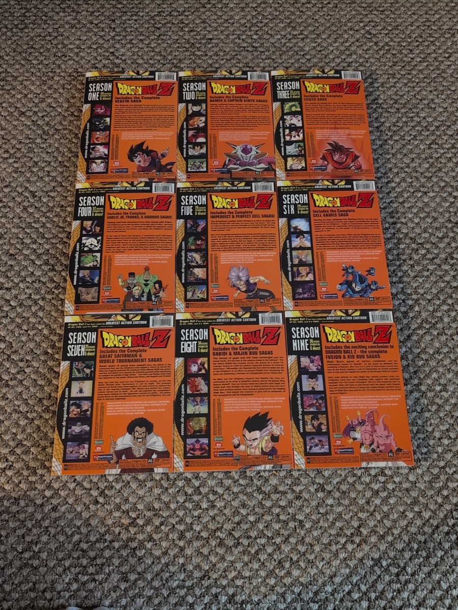 Dragon Ball Z Complete Series DVD Box Set Orange Eng Dub