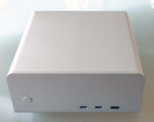 Streacom F7C Mini-ITX Aluminium PC Gehäuse * Silber * USB 3.0 USB-C