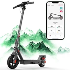 Electric Scooter Adults Peak 500W Motor 8.5" Solid Tires,19 MPH Top Speed Portab