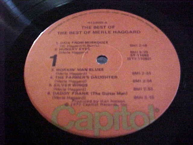 MERLE HAGGARD -THE BEST OF THE BEST OF MERLE HAGGARD-NM VINYL & EX AUDIO / COVER - Image 3 of 4