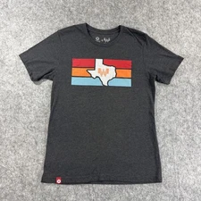 Whataburger Texas Shirt Mens Medium Gray Tumbleweed TexStyles Retro Graphic Tee