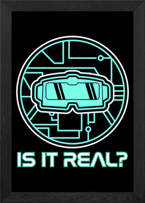 VR Virtual Reality Gaming Framed Wall Art Poster Canvas Print Picture