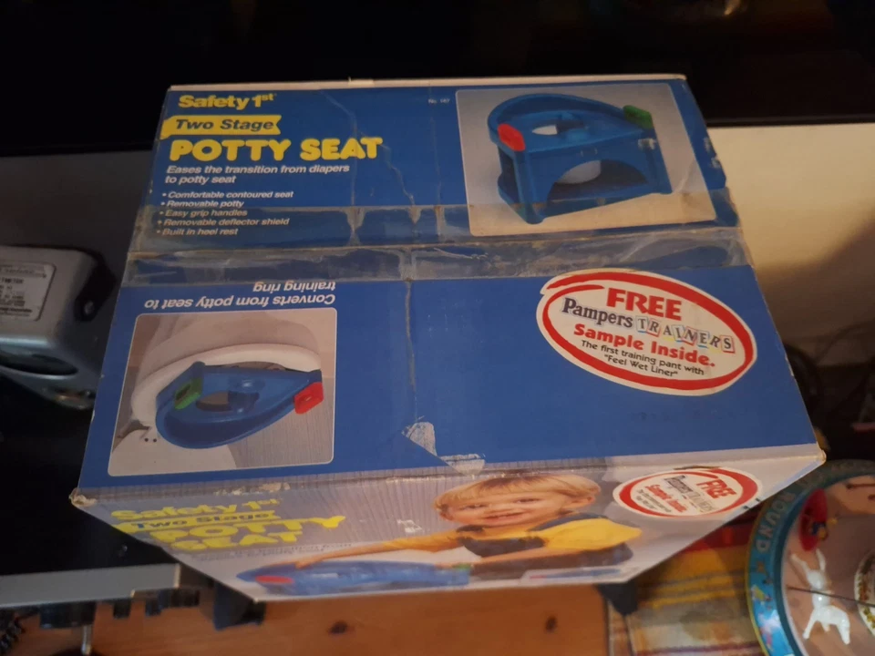 Vintage 1993 2 Stage Potty Seat by Safety First Inc. Potty Training Kit MiUSA - Image 3 of 4