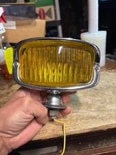 Vintage Kc Kc-5 Chrome Rectangular Fog Light Amber Off Road Truck Baja Kc5 Vintage Kc Kc-5 Chrome Rectangular Fog Light Amber Off Road Truck Baja Kc5