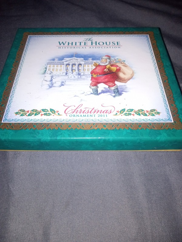 The White House Historical Association Ornament Collection Christmas 2011 NIOB