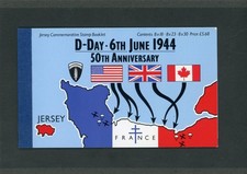 Jersey 1994 D-Day Booklet cpl Scott# 675b Mint NH
