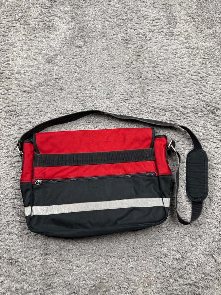 Ralph Lauren Bolso Mensajero Polo Deportivo Bandolera Correa para el Hombro De Colección Años 90 Foto 2 de 4