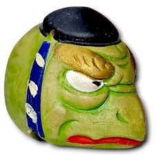 Japanese Clay Bell Dorei Karura Karasu Tengu Yokai Pottery Lucky Charm Decor K10