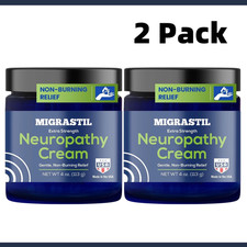 2 Pcs Basic Vigor Migrastil Neuropathy Relief Cream Extra Strength for Feet Legs