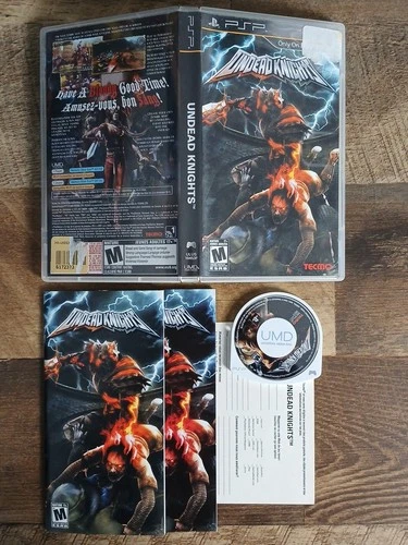 Undead Knights PSP (Sony Playstation Portable) Complete CIB Reg Card - Tested