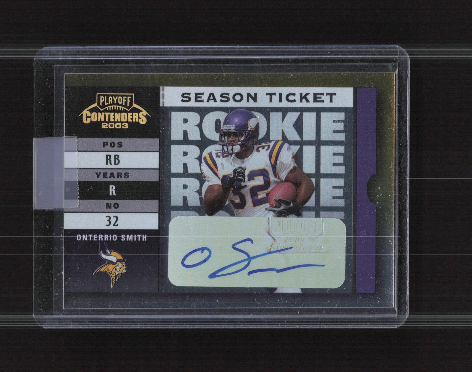 Onterrio Smith Playoff Contenders #137 Autograph