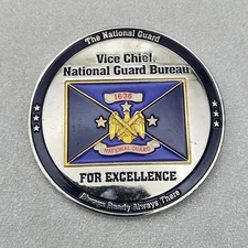 US Department of Defense National Guard Bureau Challenge Coin