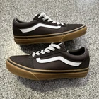 Vans Skate Shoes Youth Size 4Y Ward Side Stripe Coffee Brown Boys